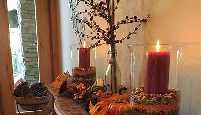 Simple Fall Centerpieces For Table Entryway