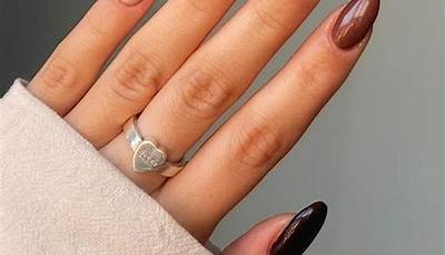 Simple Fall Nails Trendy Pink