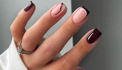 Simple Gel Nail Designs Fall 2023