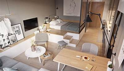 Simple Interior Design For One Bedroom Apartment
