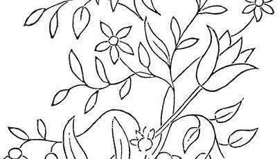 Simple Printable Embroidery Patterns