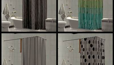 Sims 4 Cc Shower Curtains