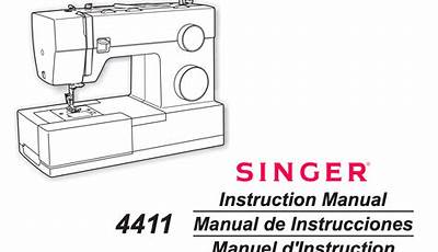 Singer Heavy Duty 4411 Manual