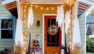 Small Front Porch Halloween Decorations