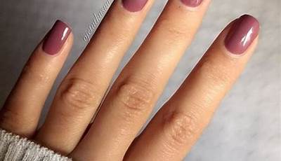 Solid Nail Color Ideas Fall Pink