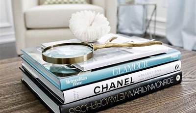 Stack Of Books On Coffee Table