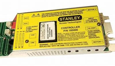 Stanley Mc521 Yellow Controller Manual