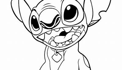 Stitch Printable Coloring Pages