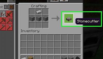 Stonecutter Recipe Minecraft