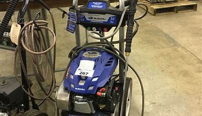 Subaru Pressure Washer Ea190V Manual