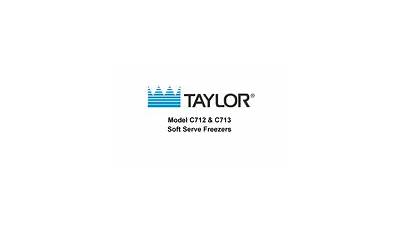 Taylor C713 Service Manual