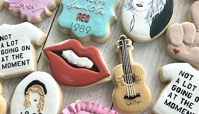 Taylor Swift Valentine Cookies