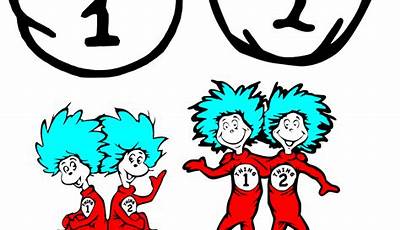 Thing 1 And Thing 2 Printable