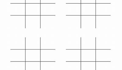 Tic Tac Toe Printable