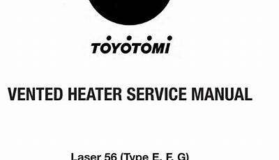 Toyostove Laser 56 Manual