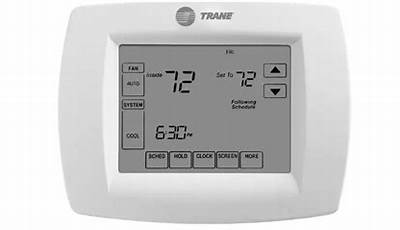 Trane Programmable Thermostat Manual