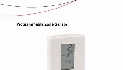 Trane Zone Sensor Manual