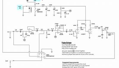 Tube Distortion Pedal Schematic