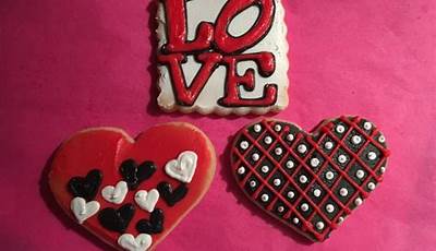 Valentine's Day Cookies Individually Wrapped