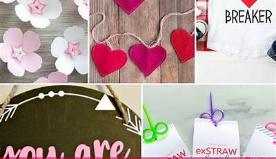 Valentine's Day Crafts Cricut