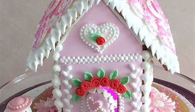 Valentine's Day Sugar Cookie House