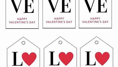 Valentine's Day Tags Printable