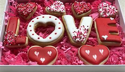Valentine Cookie Box Gift