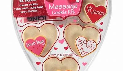 Valentine Cookie Decorating Kit Walmart