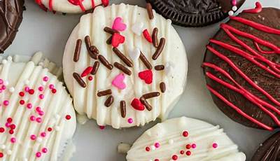 Valentine Cookies With Oreos
