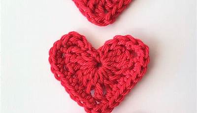 Valentine Crochet Applique