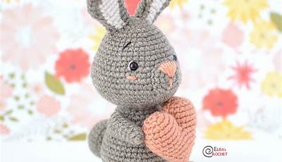 Valentine Crochet Bunny