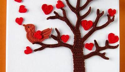 Valentine Crochet Tree
