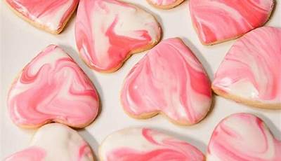 Valentine Day Cookies Aesthetic