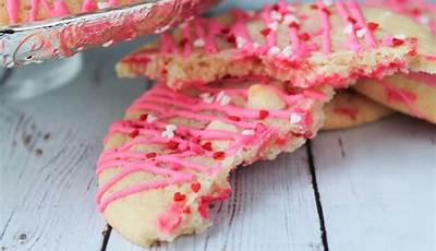 Valentine Funfetti Cookies