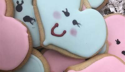Valentine Gender Reveal Cookies