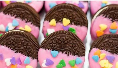 Valentine Oreo M&Amp;M Cookies