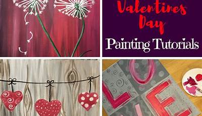 Valentine's Acrylic Painting Tutorial: Create A Ribbon Lei Of Love