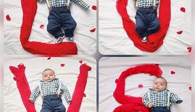 Valentines Day Baby Photoshoot 10 Months
