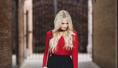 Valentines Day Outfits Black Skirt