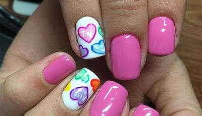 Valentines Nails Ideas Blue