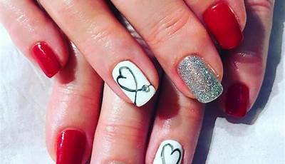 Valentines Nails Short Oval