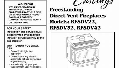 Vermont Castings Remote Control Manual