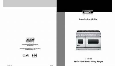 Viking Professional Oven Manual