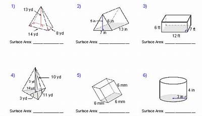 Volume Of Prisms Pyramids Cylinders And Cones Worksheet Answers