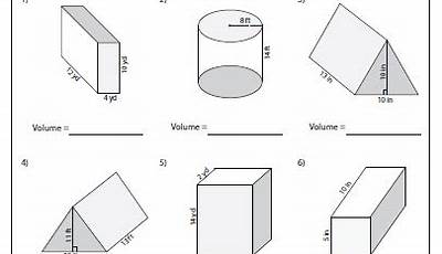 Volume Of Prisms Worksheet Answers