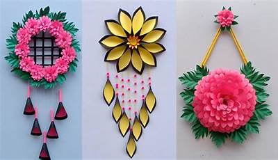 Wall Hanging Decoration Ideas With Paper