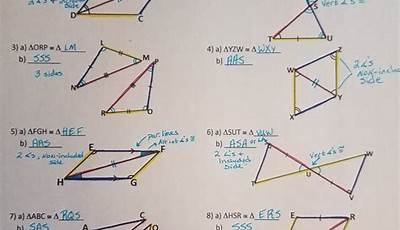 Ways To Prove Triangles Congruent Worksheet