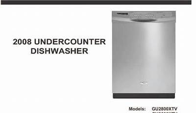Whirlpool Dishwasher Wdf520Padm9 Manual
