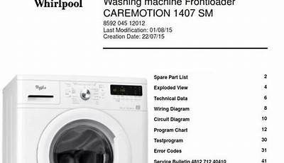 Whirlpool Washer Owners Manual