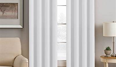 White Blackout Curtains For Living Room